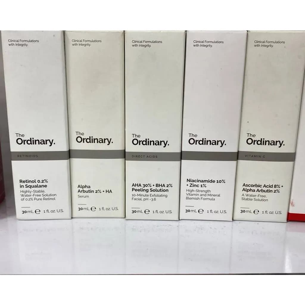 سرم روشن کننده اسکوربیک اسید و آلفا آربوتین و ویتامین سی اوردینری Ascorbic Acid 8% + Alpha Arbutin 2% حجم ۳۰ میلی لیتر — تصویر ۲
