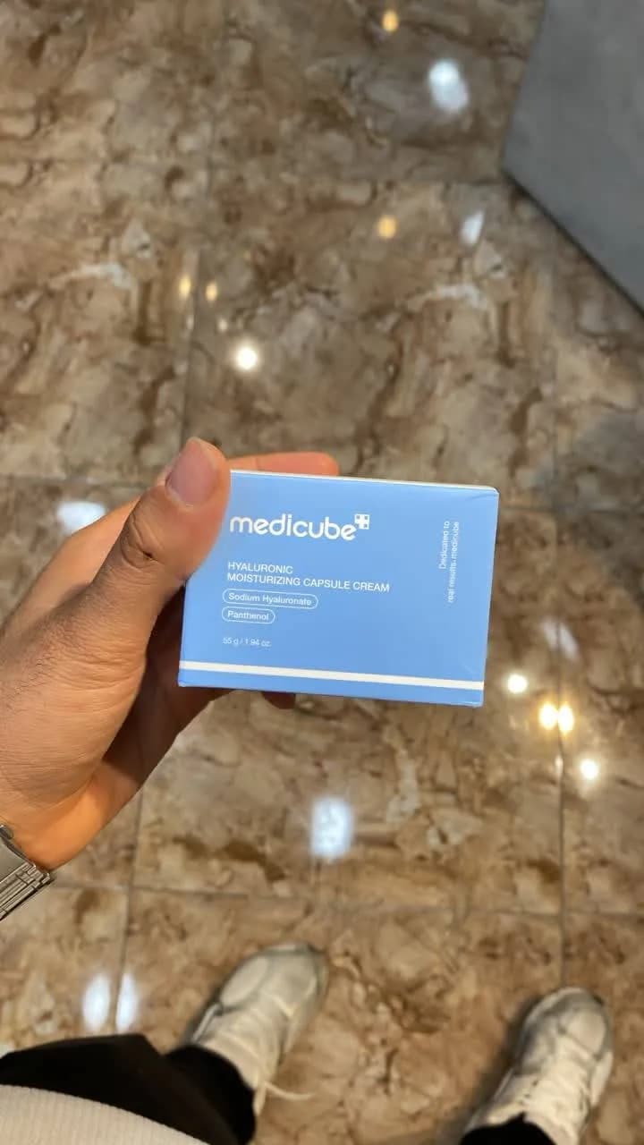 کرم کپسولی آبرسان هیالورونیک اسید مدیکیوب Hyaluronic Moisturizing Capsule Cream حجم 55 گرم — تصویر ۷