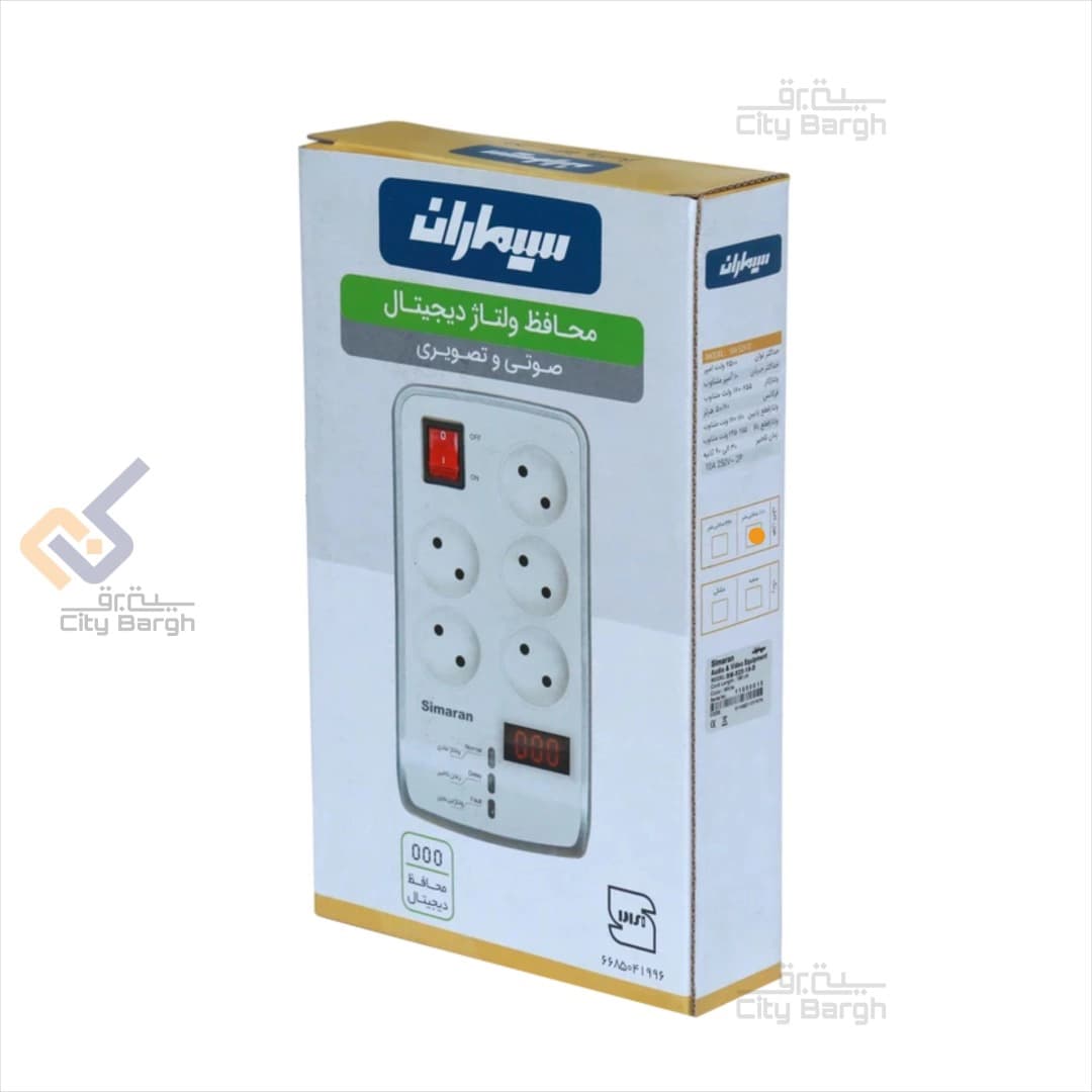 محافظ ولتاژ 5 راهی دیجیتال سیماران مدل SM-525-18-D — تصویر ۵