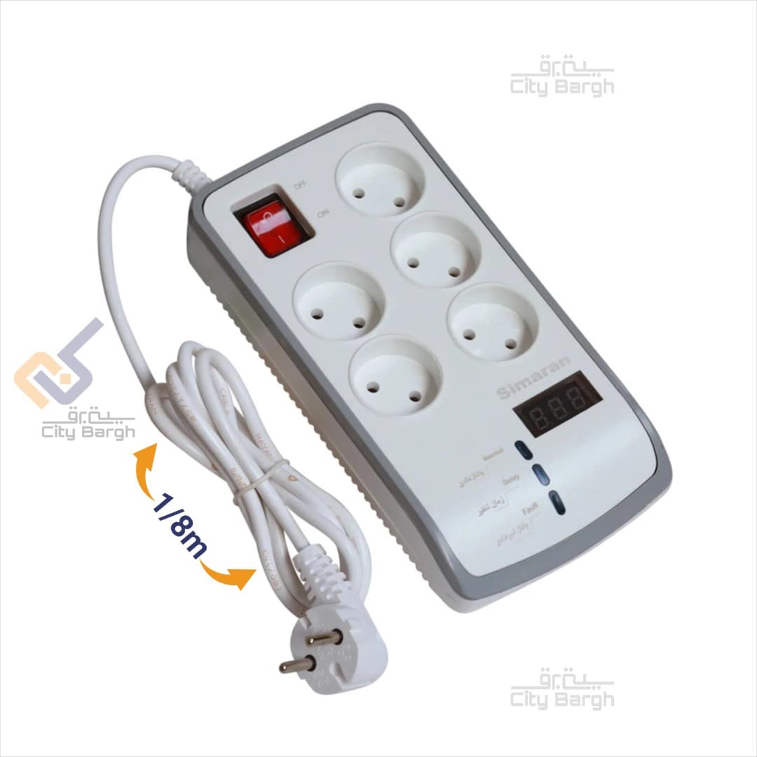 محافظ ولتاژ 5 راهی دیجیتال سیماران مدل SM-525-18-D — تصویر ۳