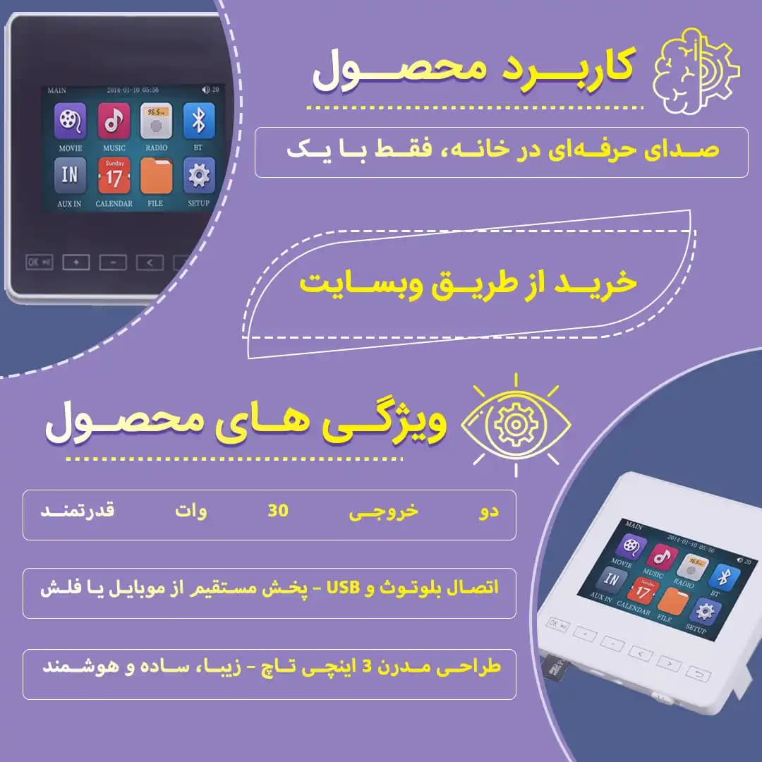 پنل صوتی SOS مدل JX802 — تصویر ۵