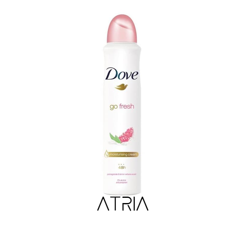 اسپری ضدتعریق با رایحه انار و به لیمو داو 250 میل | Dove Go Fresh Pomegranate and Lemon Verbena Antiperspirant Spray