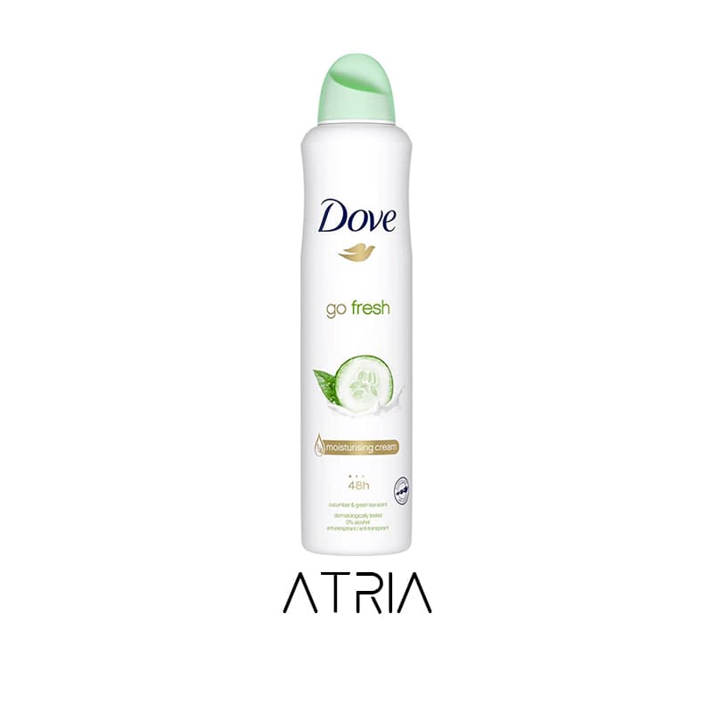اسپری ضدتعریق با رایحه خیار داو 250 میل | Dove Go Fresh Pear and Aloe Vera Antiperspirant Spray