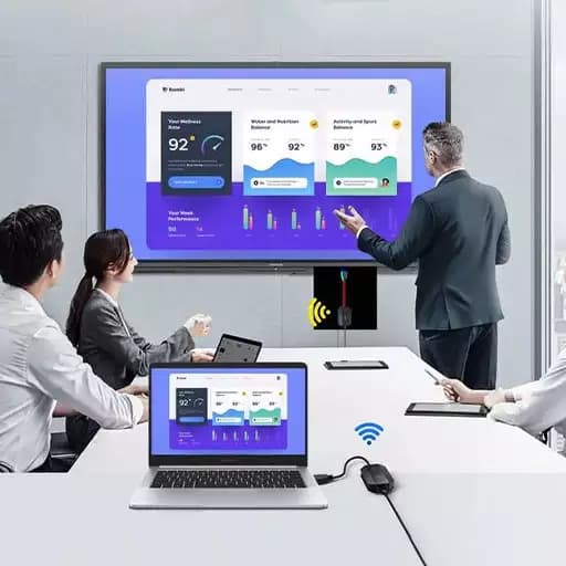 دانگل انتقال تصویر بی سیم HDMI پاورولوژی مدل PHDMRABK — تصویر ۲