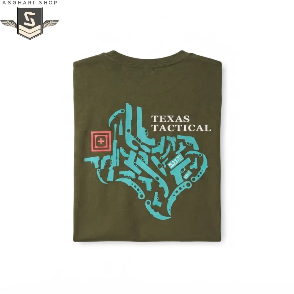 تیشرت تاکتیکال مردانه ۵.۱۱ مدل Texas Tactical — تصویر ۲