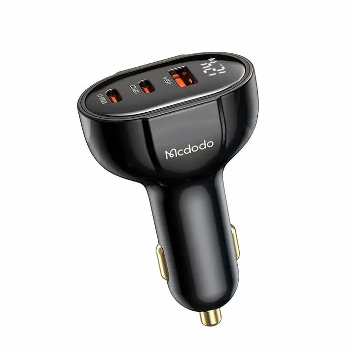 شارژر فندکی 3 پورت 128 وات مک دودو مدل CC-4450 — تصویر ۹