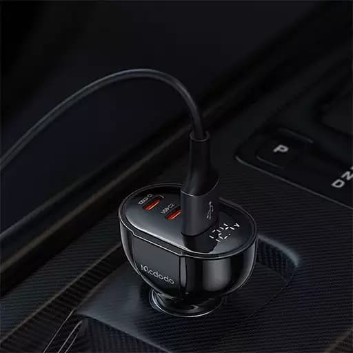 شارژر فندکی 3 پورت 128 وات مک دودو مدل CC-4450 — تصویر ۴