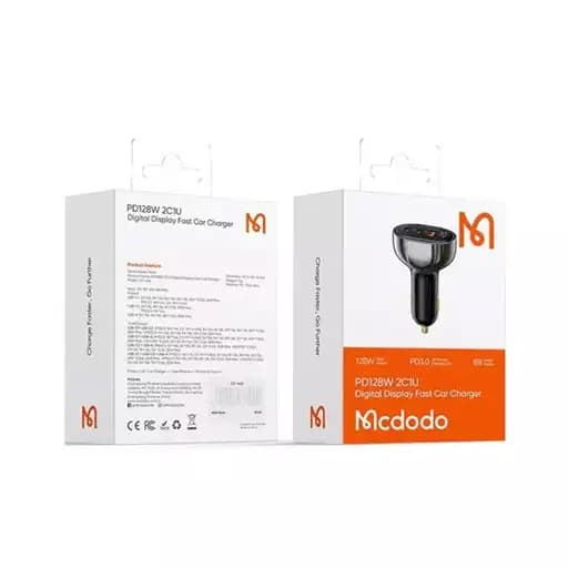 شارژر فندکی 3 پورت 128 وات مک دودو مدل CC-4450 — تصویر ۶