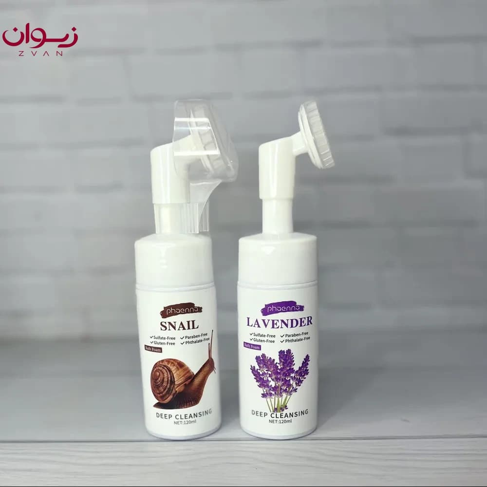 فوم شستشو صورت براش دار فائنا phaenna — تصویر ۸