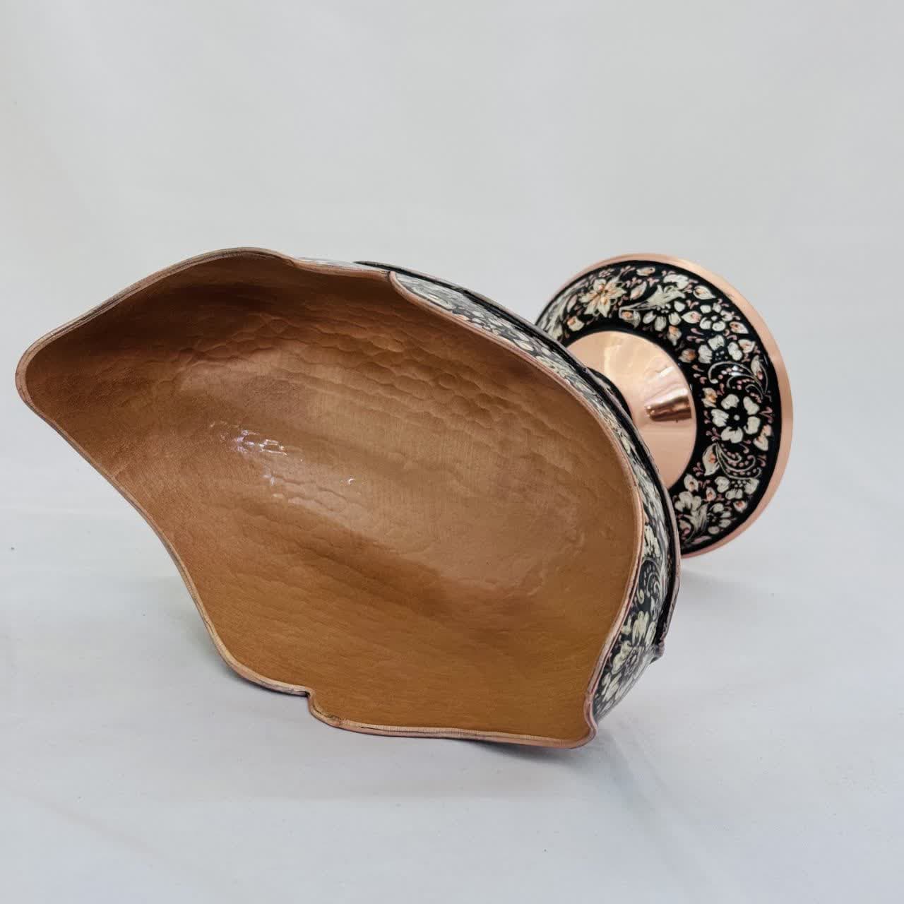 کشکول نقره کوبی مدل الماس تراش سایز 2 — تصویر ۸