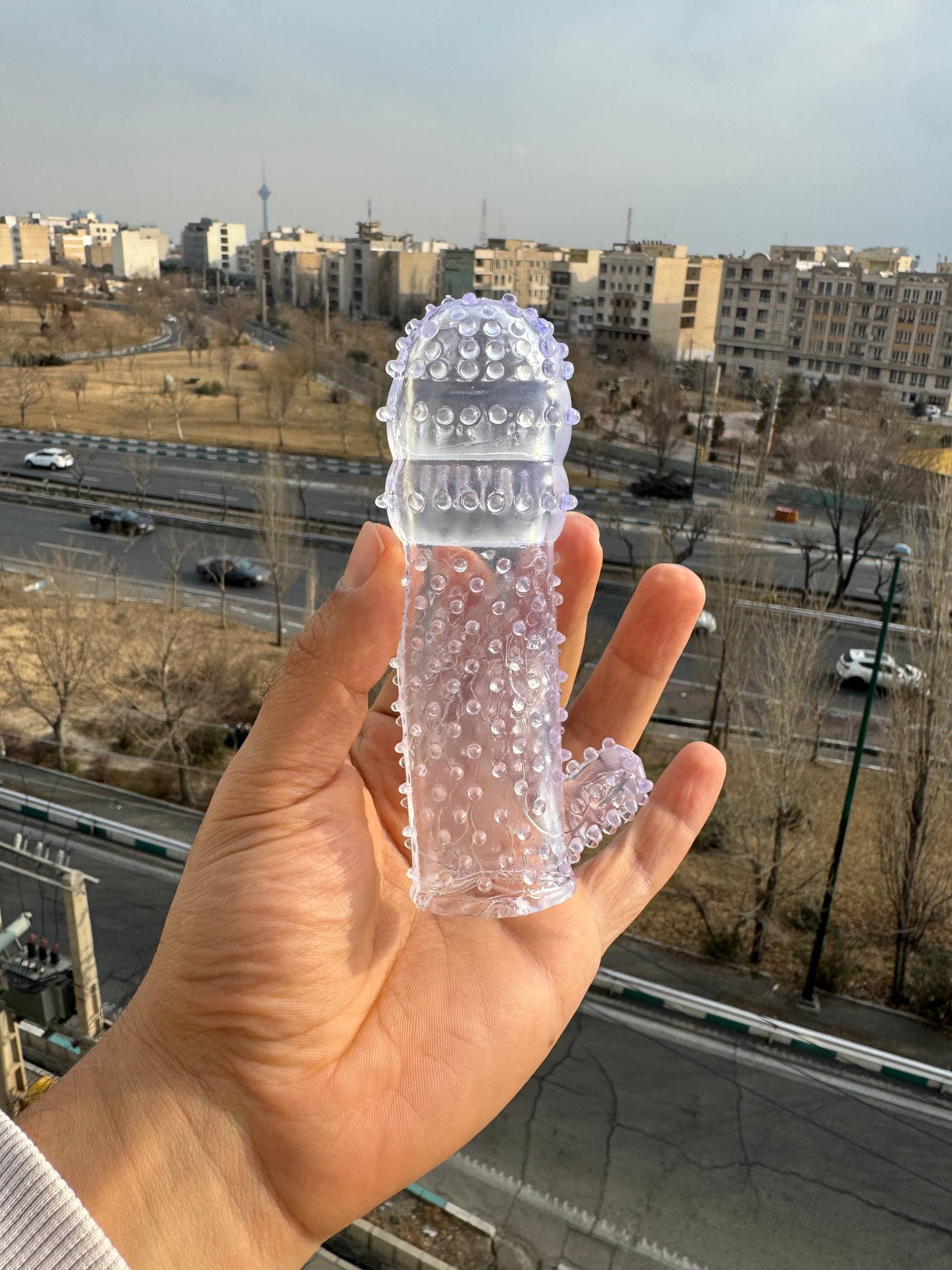 کاندوم خاردار درشت سیلیکونی ژله ای — تصویر ۲