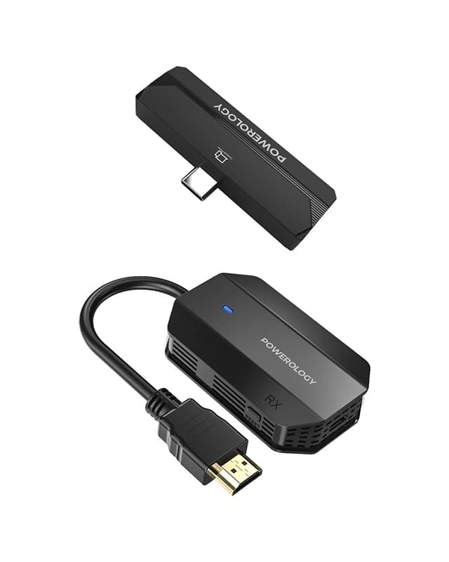 مبدل انتقال تصویر پاورولوژی Powerology Wireless HDMI Type-C Adapter PHDMACBK — تصویر ۶