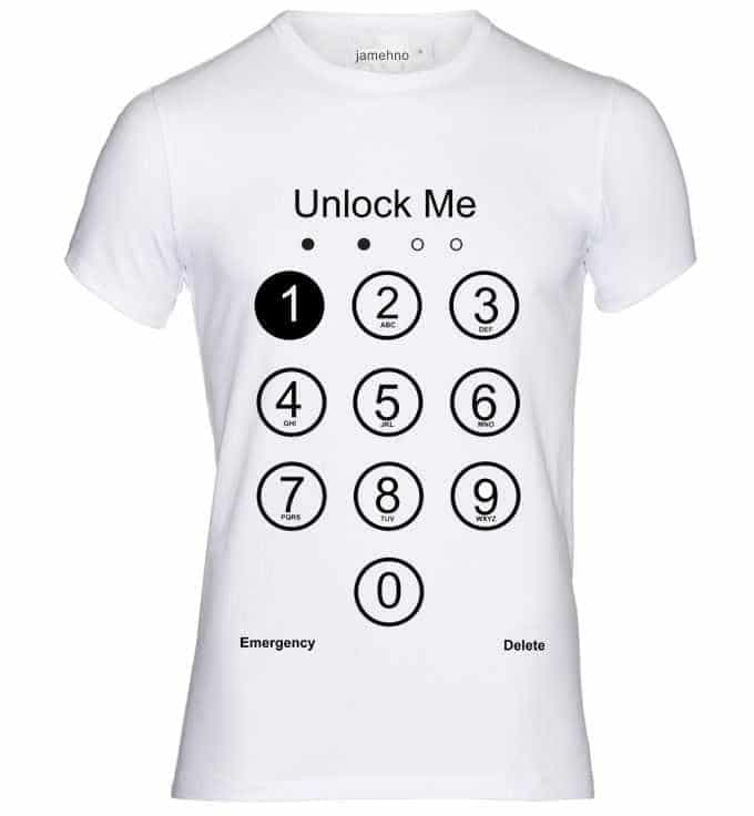 تیشرت طرح unlock me