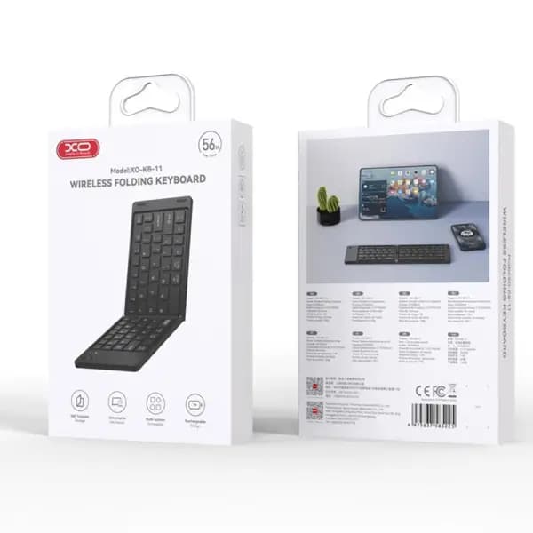 کیبورد بی سیم تاشو ایکس او مدل XO KB11 Wireless Folding Keyboard English — تصویر ۸