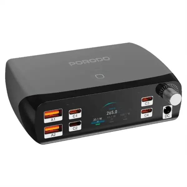 شارژر رومیزی هوشمند پرودو مدل Porodo PowerGate Smart Charging Station