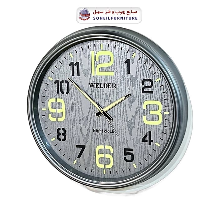ساعت دیواری ولدر 633 شب نما WELDER سهیل