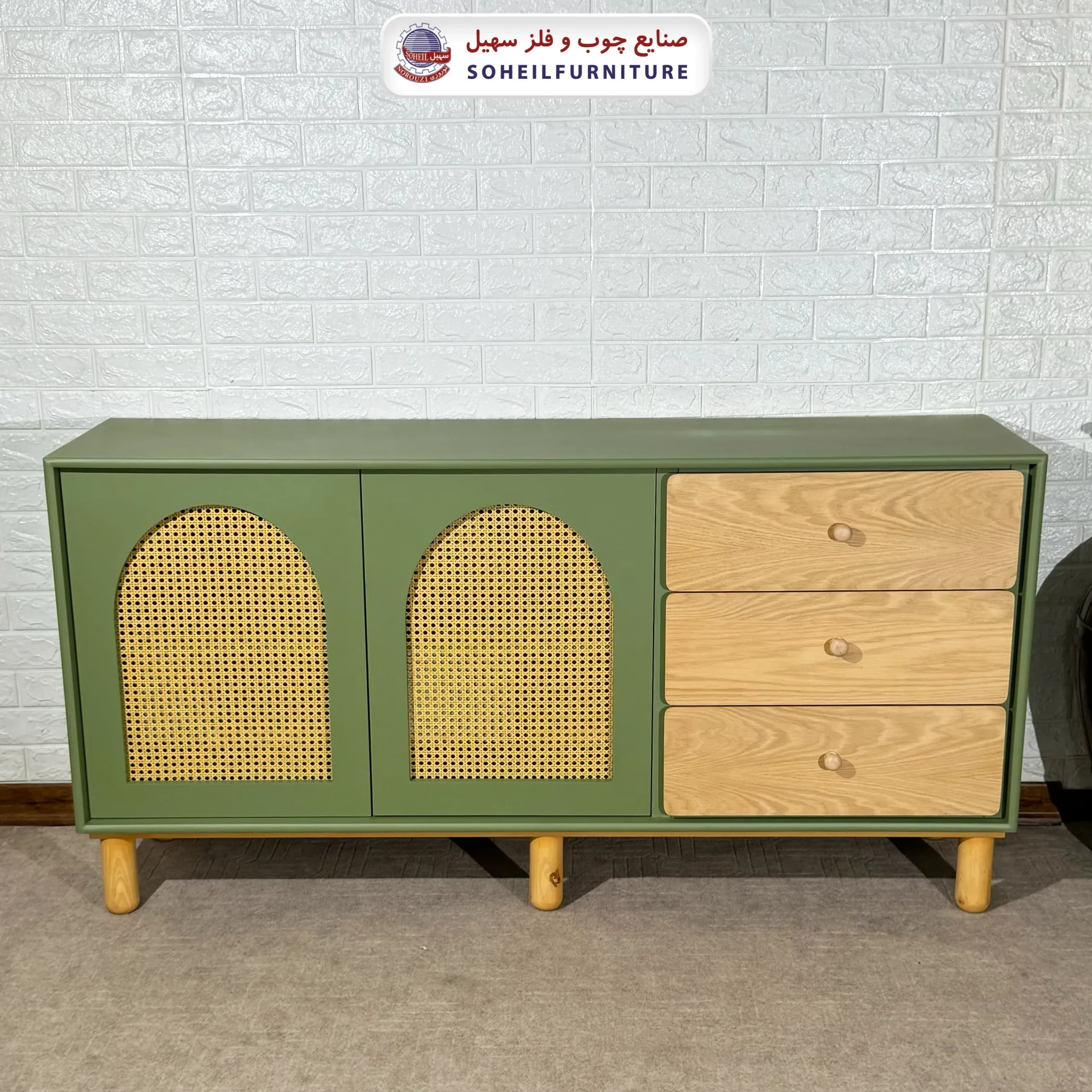 آینه کنسول حصیری مدل 146 سهیل — تصویر ۶