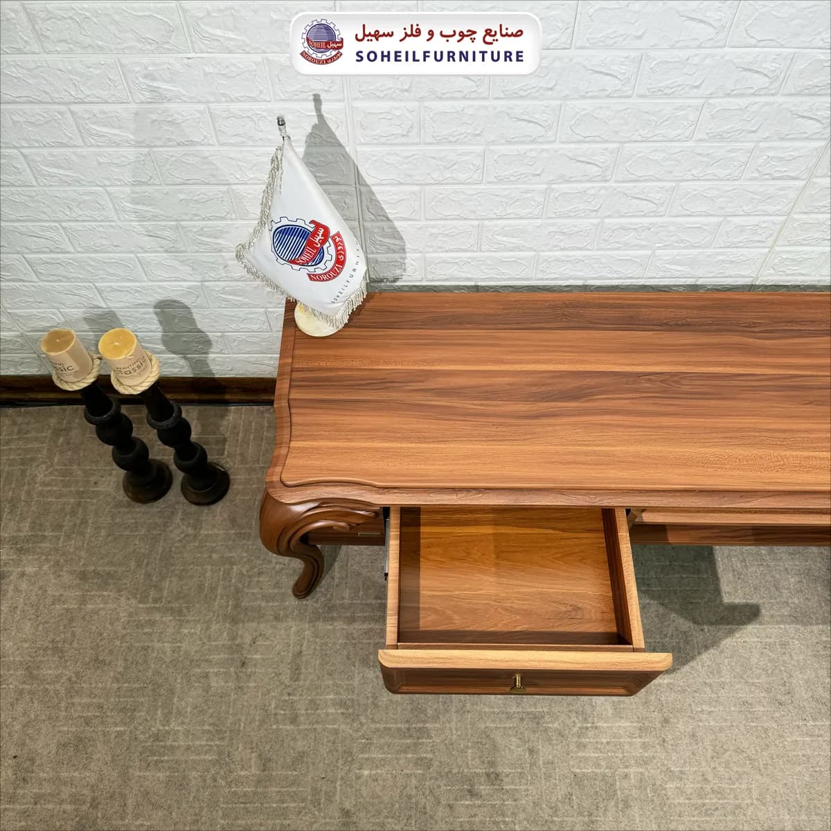 میز تلویزیون 0086 سهیل (روکش وکیوم) — تصویر ۴