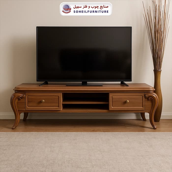 میز تلویزیون 0086 سهیل (روکش وکیوم)