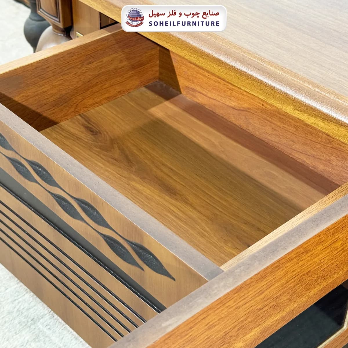 میز تلویزیون 0081 سهیل (روکش ضد آب و ضد خش وکیوم) — تصویر ۲