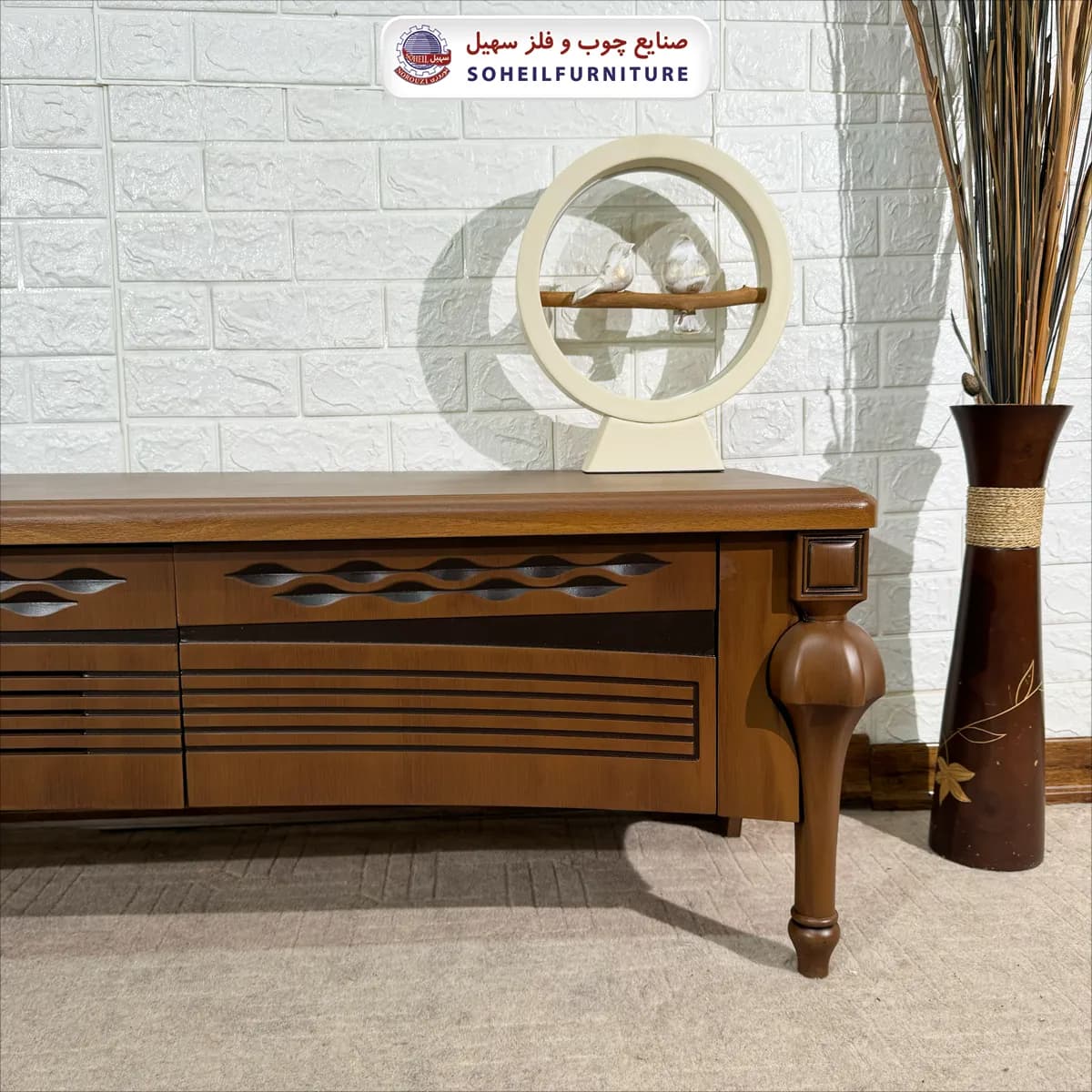 میز تلویزیون 0081 سهیل (روکش ضد آب و ضد خش وکیوم) — تصویر ۸