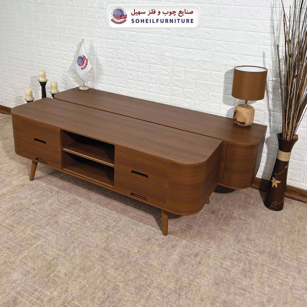 میز تلویزیون 129 سهیل (روکش ضد آب و ضد خش وکیوم) — تصویر ۳