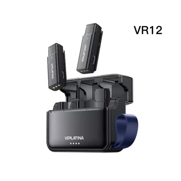 میکروفون یقهای بیسیم وی آی پلاتینا مدل VIPLATINA VR12C lavalier microphone-TC interface