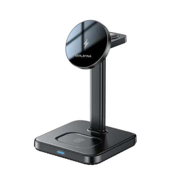 شارژر بیسیم ۳ کاره مغناطیسی مدل VIPLATINA VD10