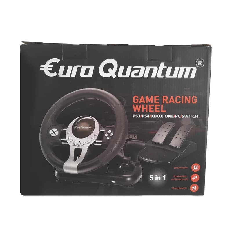 فرمان بازی یورو کوانتم مدل E-Q-RACING WHEEL — تصویر ۸