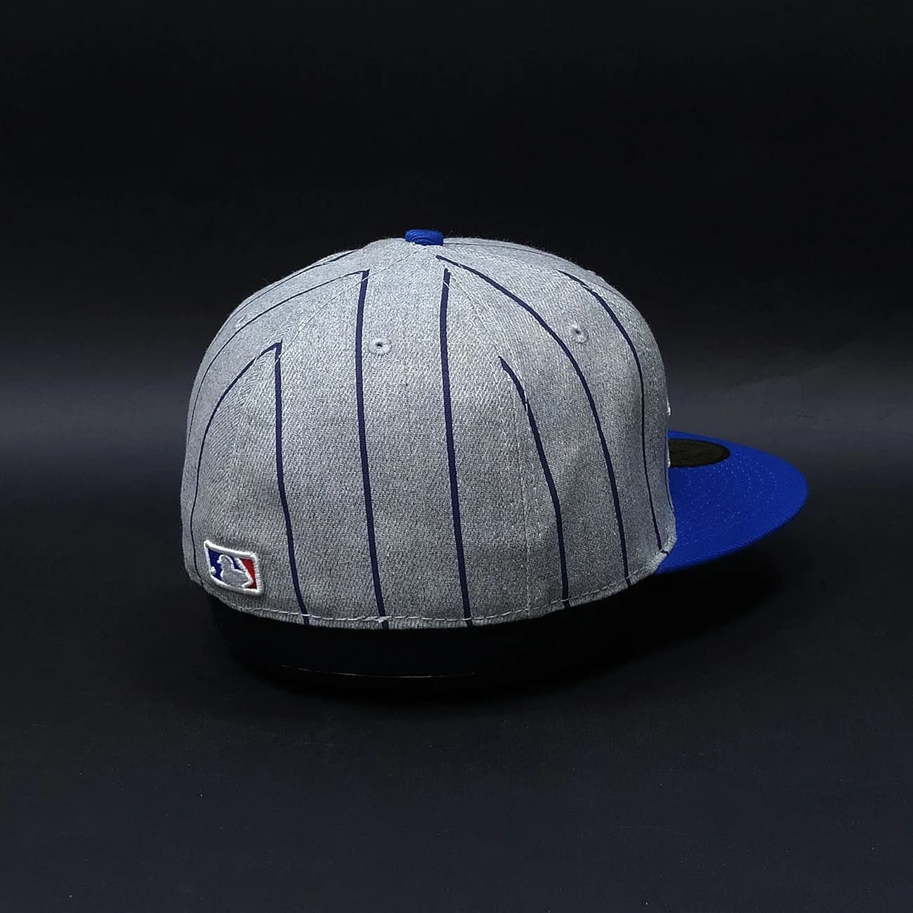 کلاه کپ پشت فیت کتان DODGERS دو رنگ راهراه | کپ بیسبالی الهامگرفته از Los Angeles Dodgers با استایل استریت — تصویر ۳