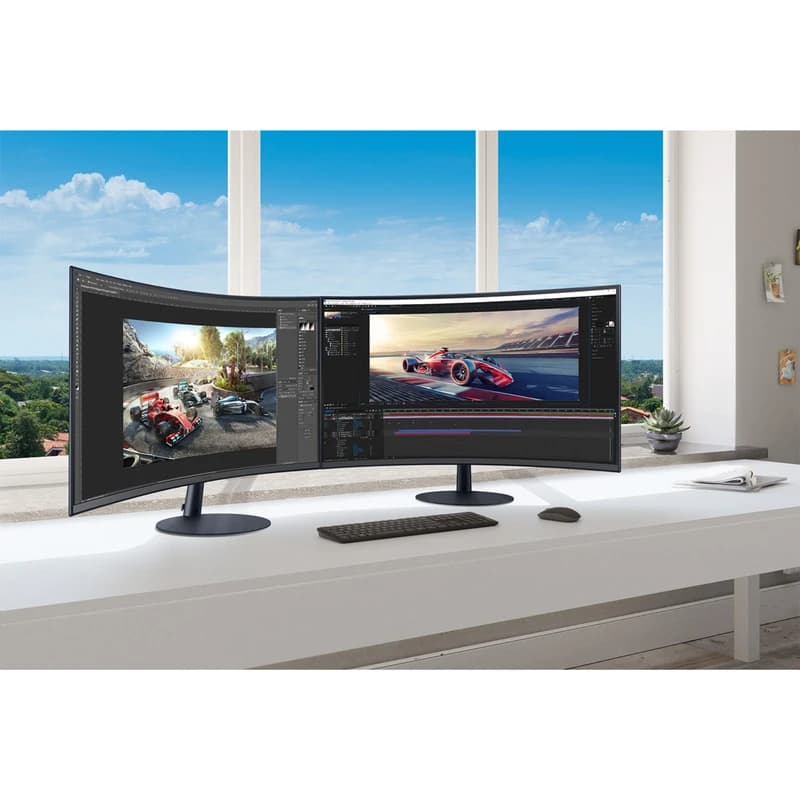 مانیتور خمیده 32 اینچ سامسونگ مدل Essential LS32C390EAMXUE — تصویر ۶