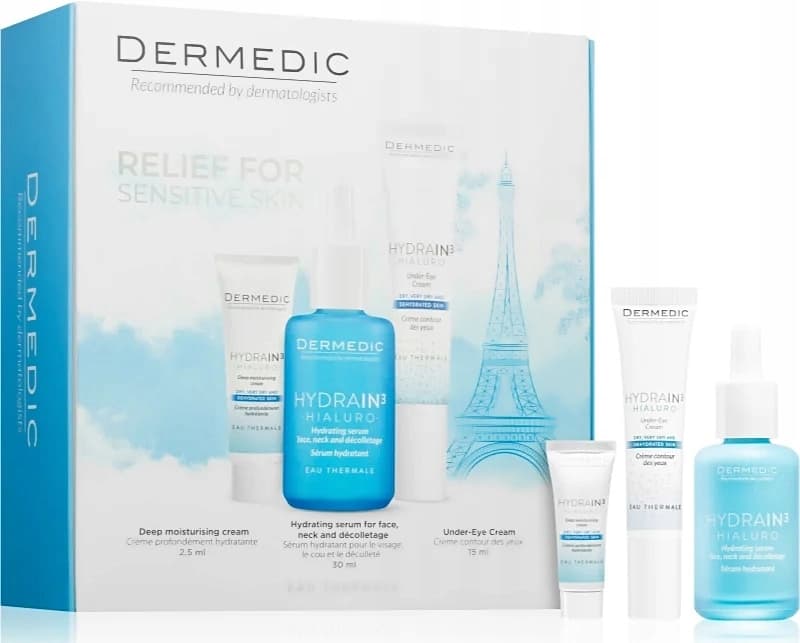 پک سوپر آبرسان درمدیک Dermedic Hydrain3 Hialuro | راهکار حرفهای برای آبرسانی عمیق پوست — تصویر ۲