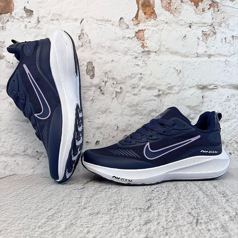 نایک ایر زوم سرمه ای یاسی زنانه (Nike Air Zoom) کد 2349 — تصویر ۳