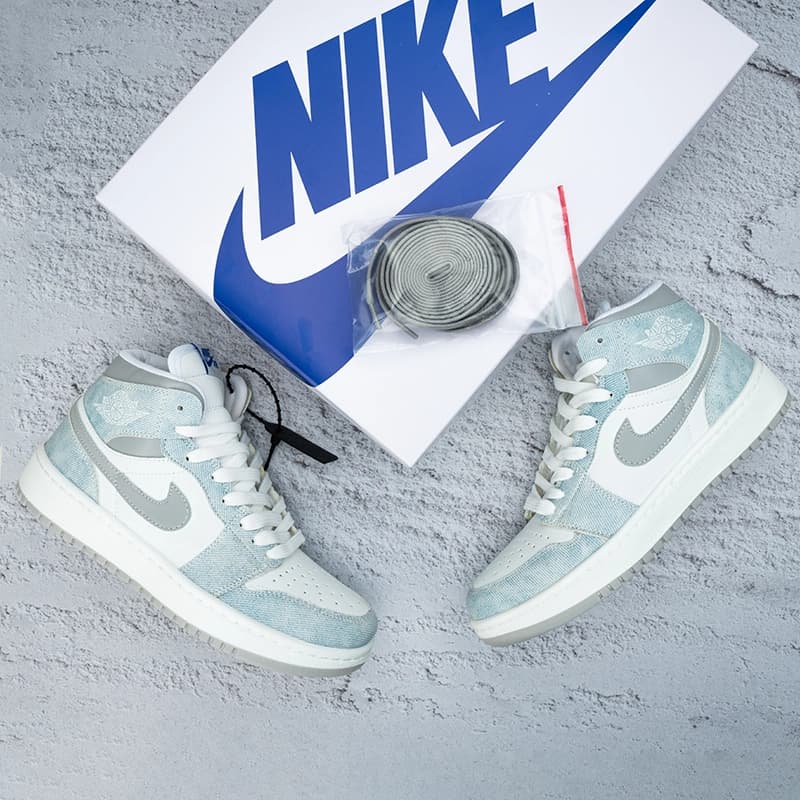 نایک ایر جردن وان ساقدار هایپر رویال زنانه (Nike Air Jordan 1 Hyper Royal) کد 2341 — تصویر ۳