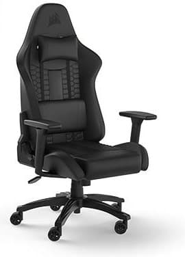 صندلی گیمینگ CORSAIR TC100 RELAXD LEATHERETTE – BLACK