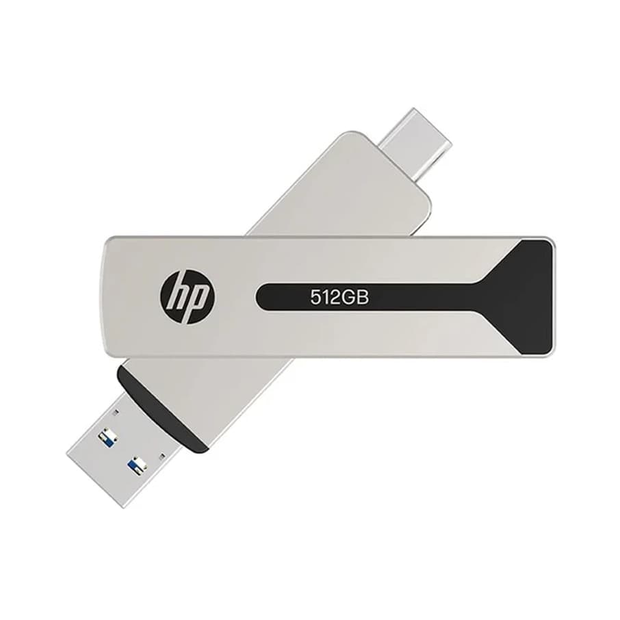فلش مموری اچ پی مدل 911PRO ظرفیت 512 گیگابایت USB3.2 / دارای OTG TYPE C — تصویر ۲