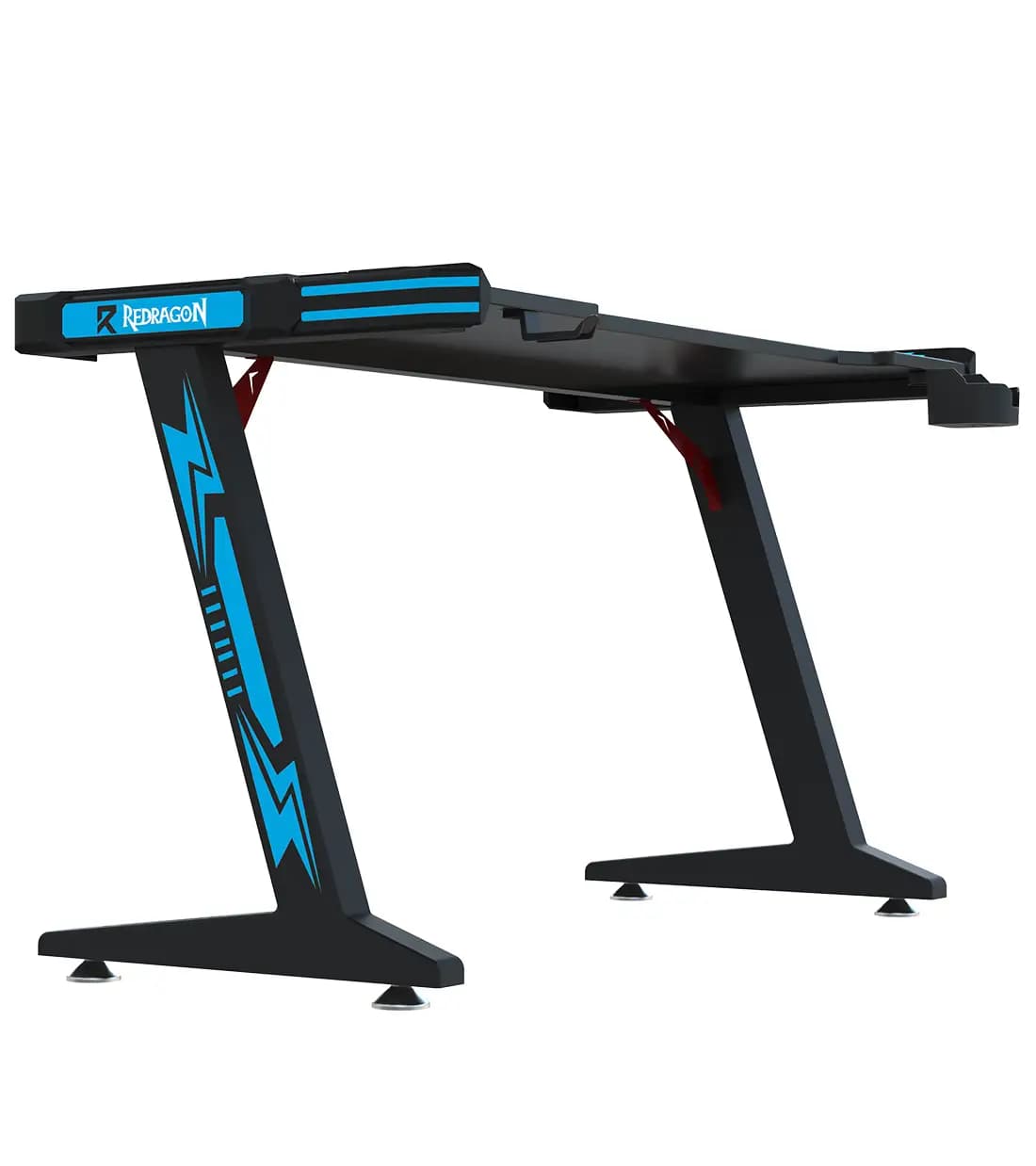 میز گیمینگ REDRAGON GD-3112B – BLACK-BLUE – M (140cm) — تصویر ۵