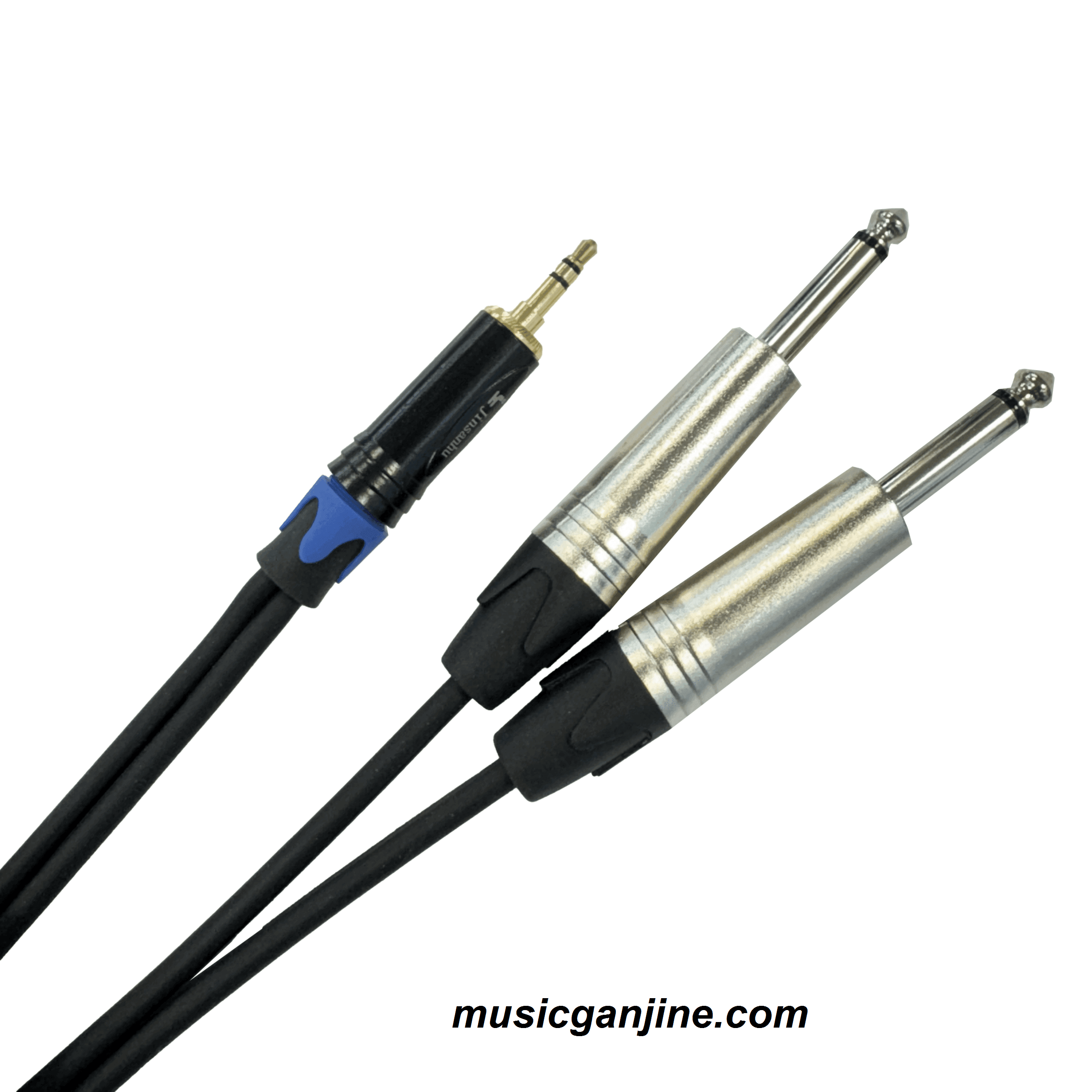 کابل دوسر دوبل بنون به استریو کوچک جینسانهو JISANHU CABLE TRS 3.5mm To 2 x TS
