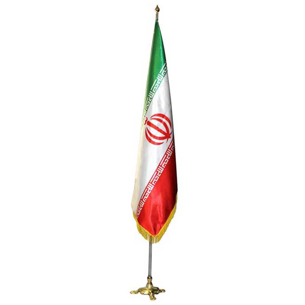 پرچم ایران تشریفات مدل ایستاده | شهاب تحریر کد 7090