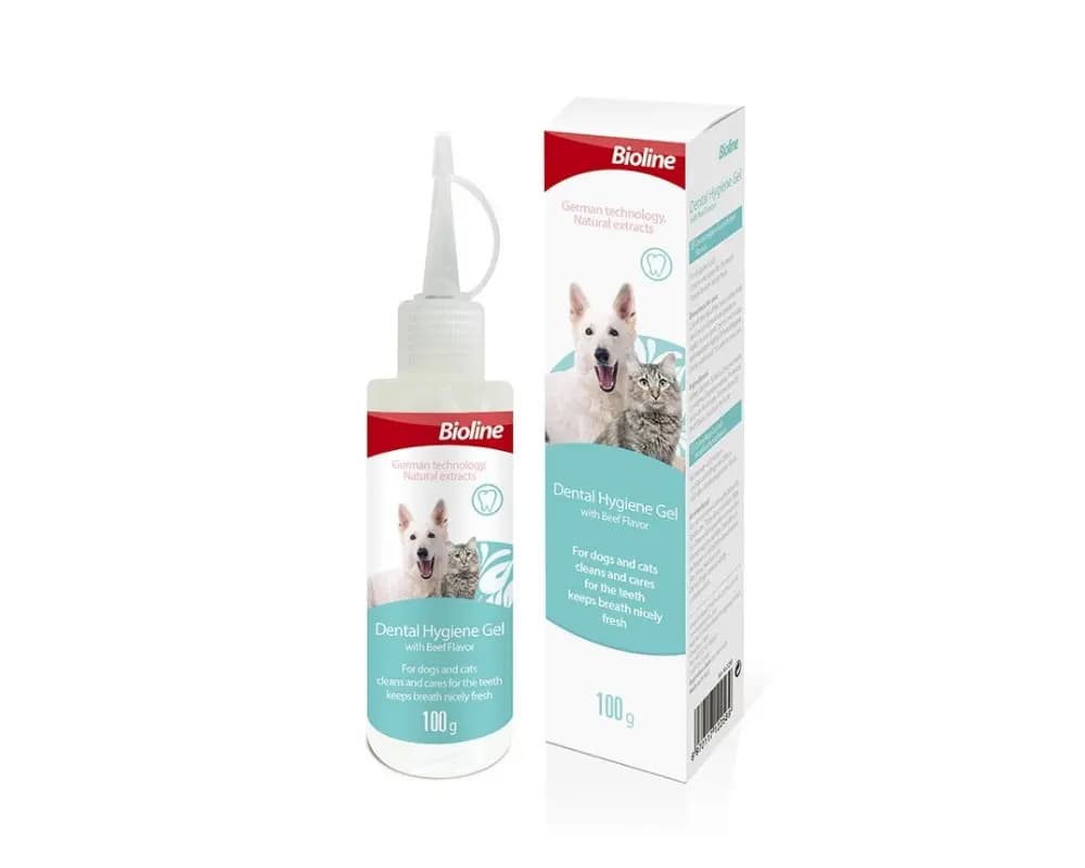 ژل دندان سگ و گربه بایولاین Bioline dental hygiene jel