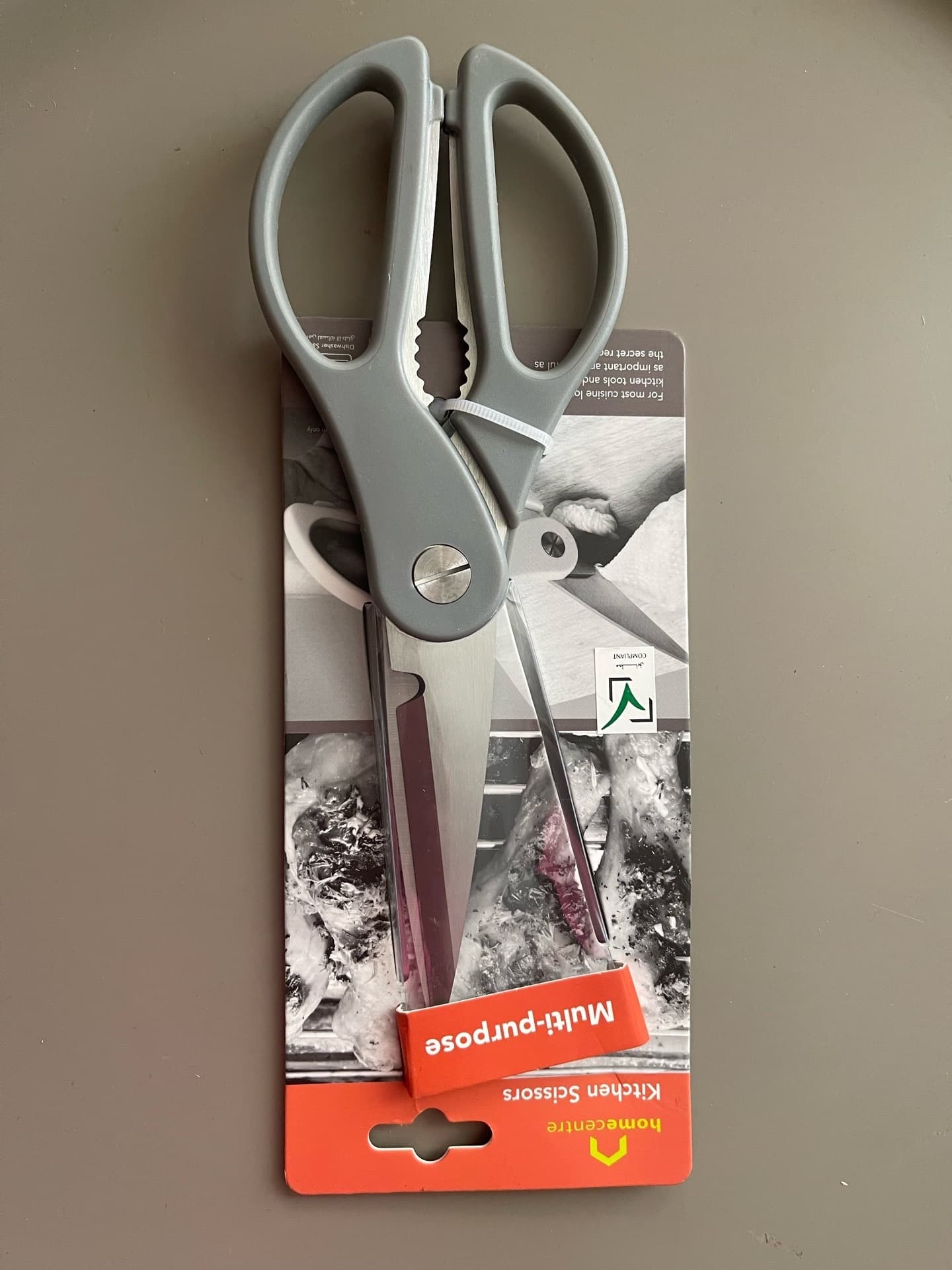 قیچی آشپزخانه سنتر، مدل Arto Stainless Steel Knife، استیل/خاکستری