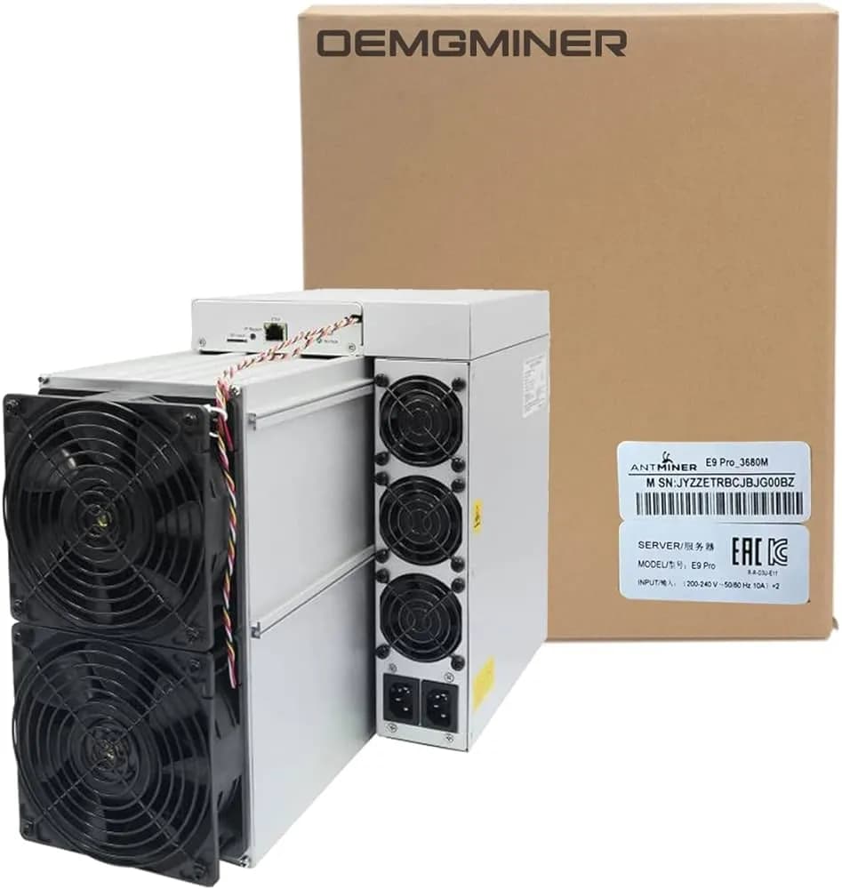 دستگاه ماینر ای 9 پرو 3680 | BITMAIN Antminer E9 Pro 3680M ETC — تصویر ۲