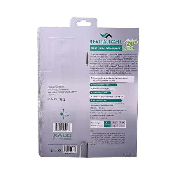 مکمل بنزین احیاگر سیستم سوخت و انژکتور زادو — تصویر ۴