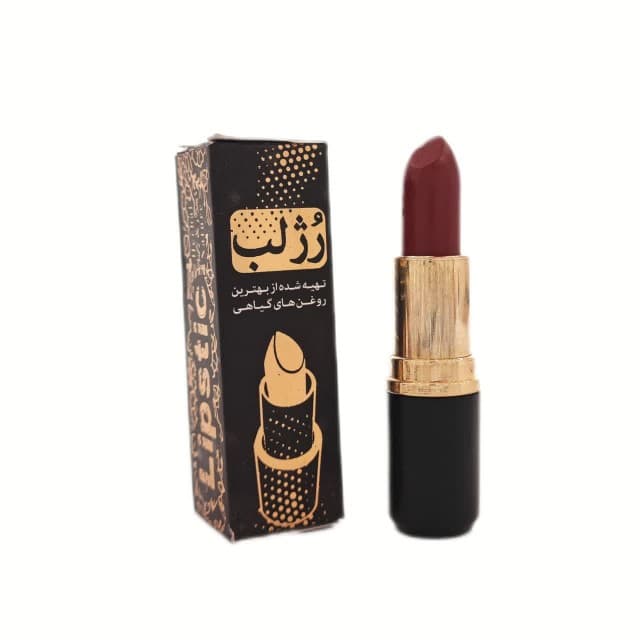 رژلب رولی پوکه طلایی نیکا (قرمز آلبالویی کد 020) — تصویر ۲