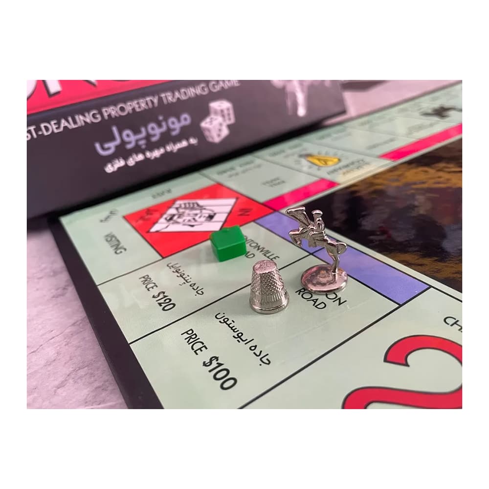 بازی مونوپولی حرفه ای هارد باکس(MONOPOLY) فکرآوران — تصویر ۵