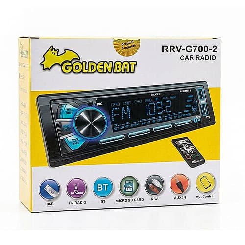 پخش کننده خودرو گلدن بت مدل RRV-G700-2