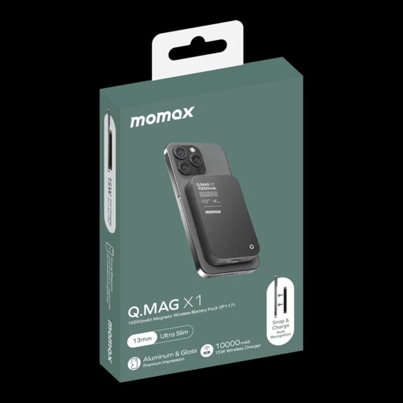 پاوربانک مومکس 15 وات 10000 میلیآمپر مدل Momax Q.Mag X1 IP117 — تصویر ۵