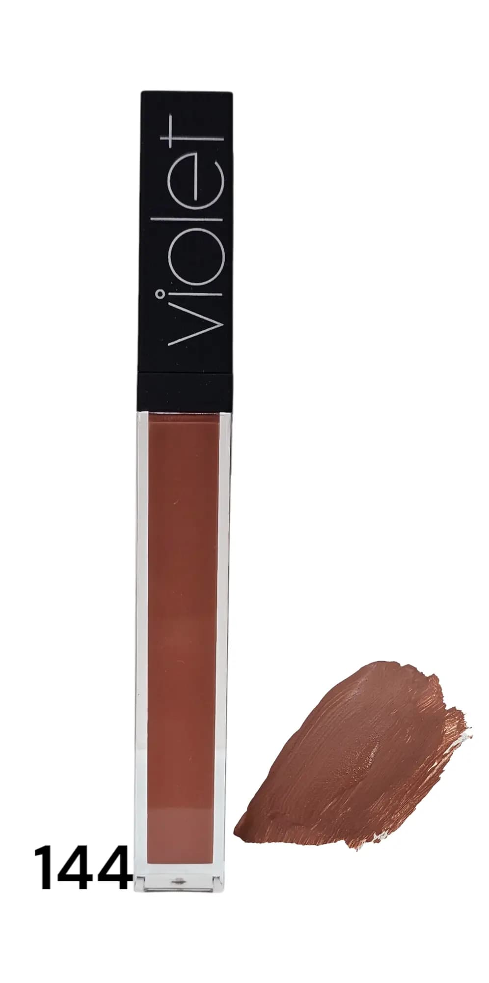 رژ لب مایع برند ویولت شماره 144- LIP GLOSE WATERPROOF VIOLET144