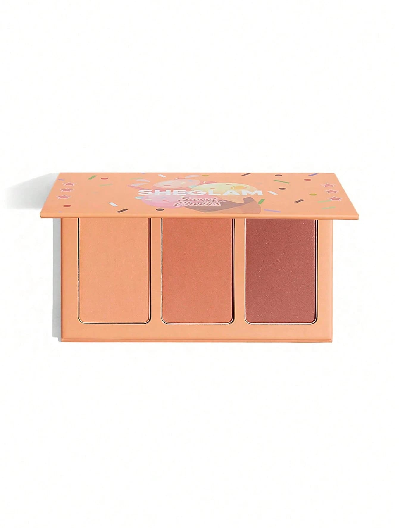 پالت رژگونه سه رنگ شیگلم مدل Private Cabana | Sweet Cheeks Blush Trio