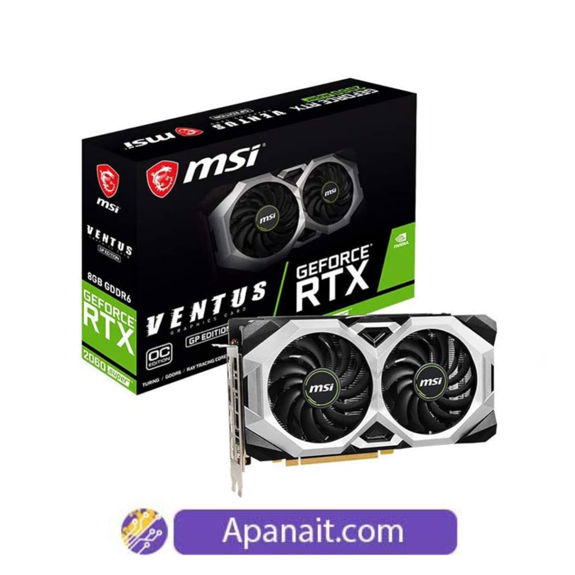 کارت گرافیک MSI GeForce RTX 2060 SUPER 8GB کارکرده — تصویر ۲